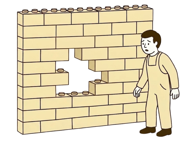 Ontdek hiaten in de rekenmuur en speel hier op in.